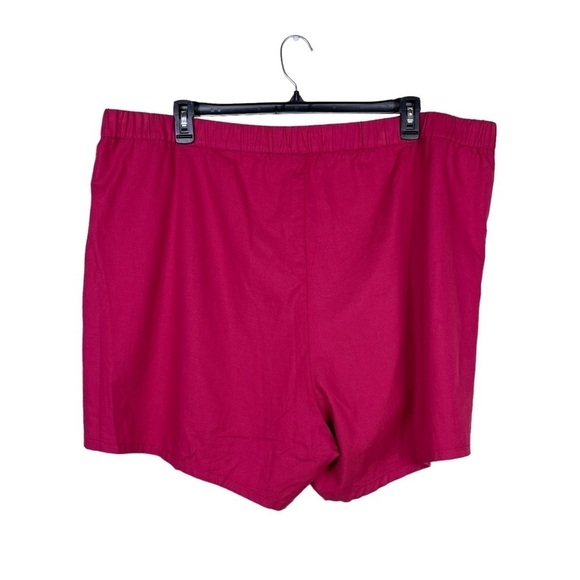 Madewell Red Pull On Cotton Blend Shorts with Pockets
Size 3X - Picture 4 of 6